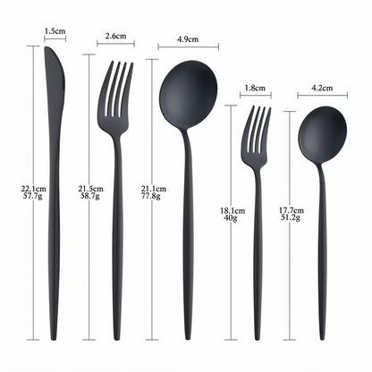 Roviano – RVS Bestekset 4 Delig Boxset
