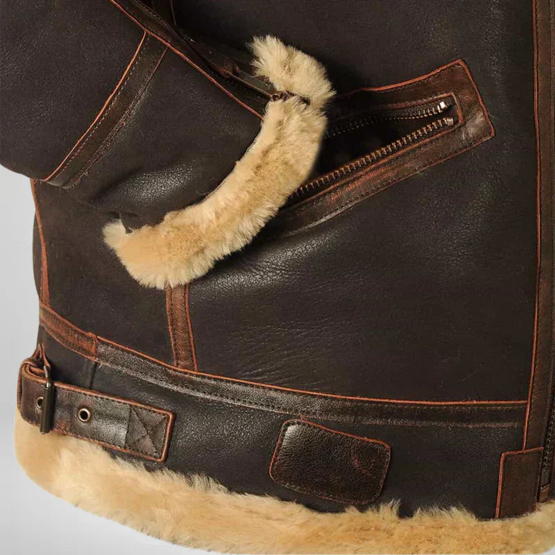 Thomas™ | Exclusief pilotenjack met bontkraag 4