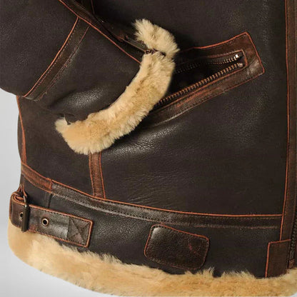 Thomas™ | Exclusief pilotenjack met bontkraag 4