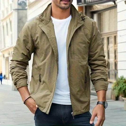 Leichte Übergangsjacke Herren Regular Fit Freizeit