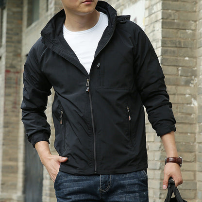 Leichte Übergangsjacke Herren Regular Fit Freizeit