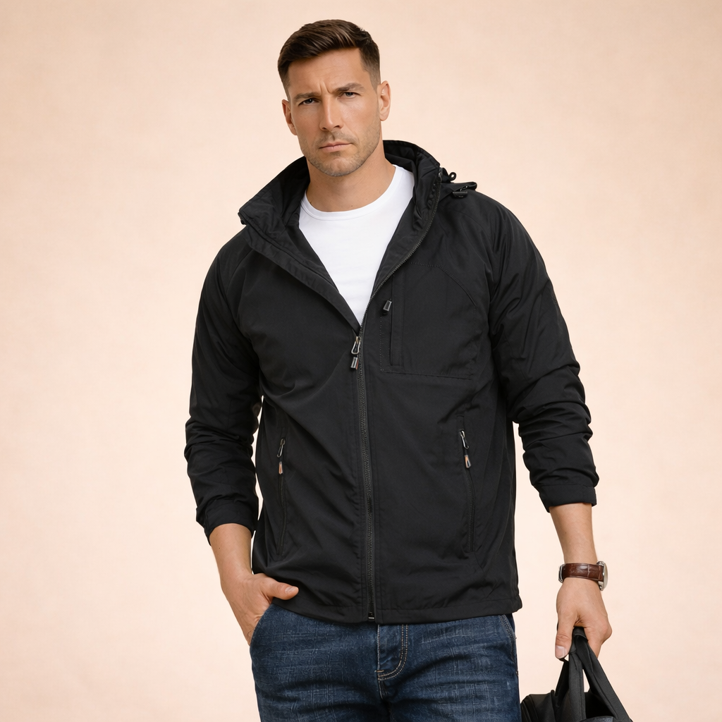 Leichte Übergangsjacke Herren Regular Fit Freizeit