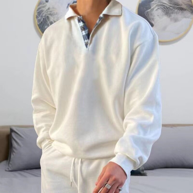 Leichter Herren Herbstpullover mit lockerer Passform – Benedikt