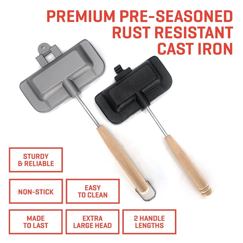 ToastMaster Duo™ Double-sided toast pan with non-stick coating