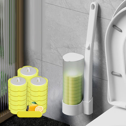PureScrub – Hygienische, berührungsfreie Toilettenreinigung mit frischen Schwammköpfen