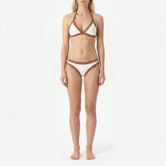 Top Bikini Triangolo All'americana Con Coppe