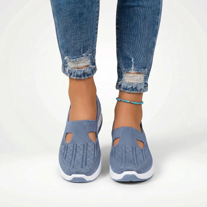 Traci  - Slip-On Knit Sneaker With Cutout Detail
