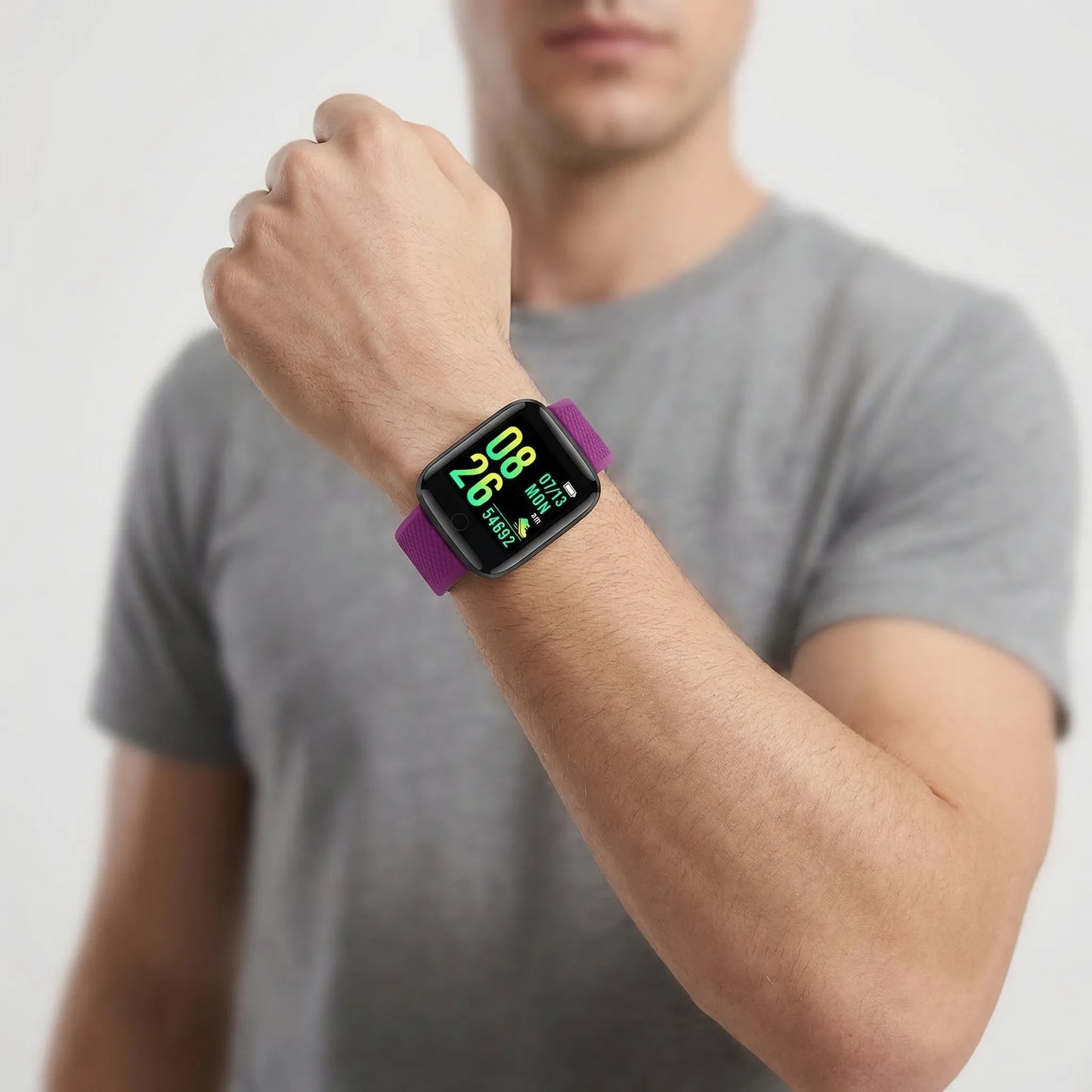 Trackify - Colour Screen Fitness Tracking Smartwatch  Track Daily Fitness