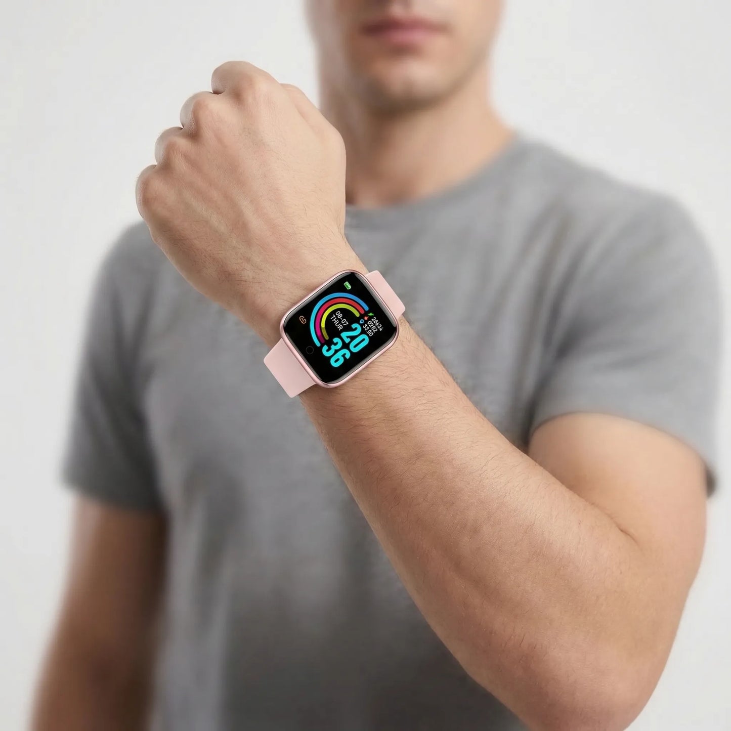 Trackify - Colour Screen Fitness Tracking Smartwatch  Track Daily Fitness