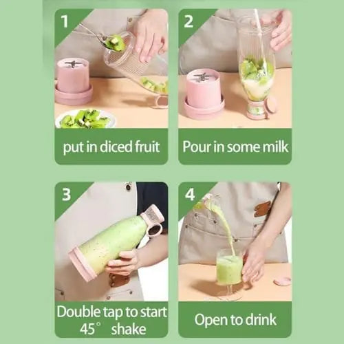 Tragbarer Mixer-Flasche – Frische Smoothies überall genießen Zorenza