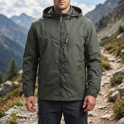 Trakvent - Hooded Water-Repellent Tactical Windbreaker  Outdoor Climbing Trips