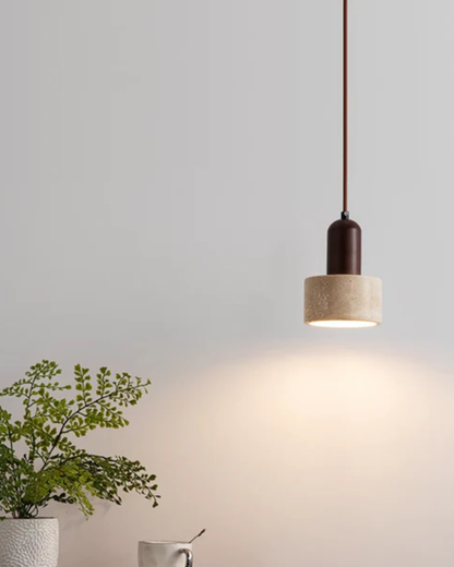 Stylowa Lampa Wisząca z Efektem Kamienia