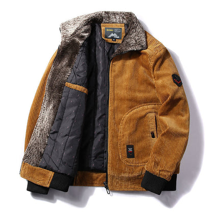 Luciano® | Steppjacke mit Pelzkragen | 50% RABATT!