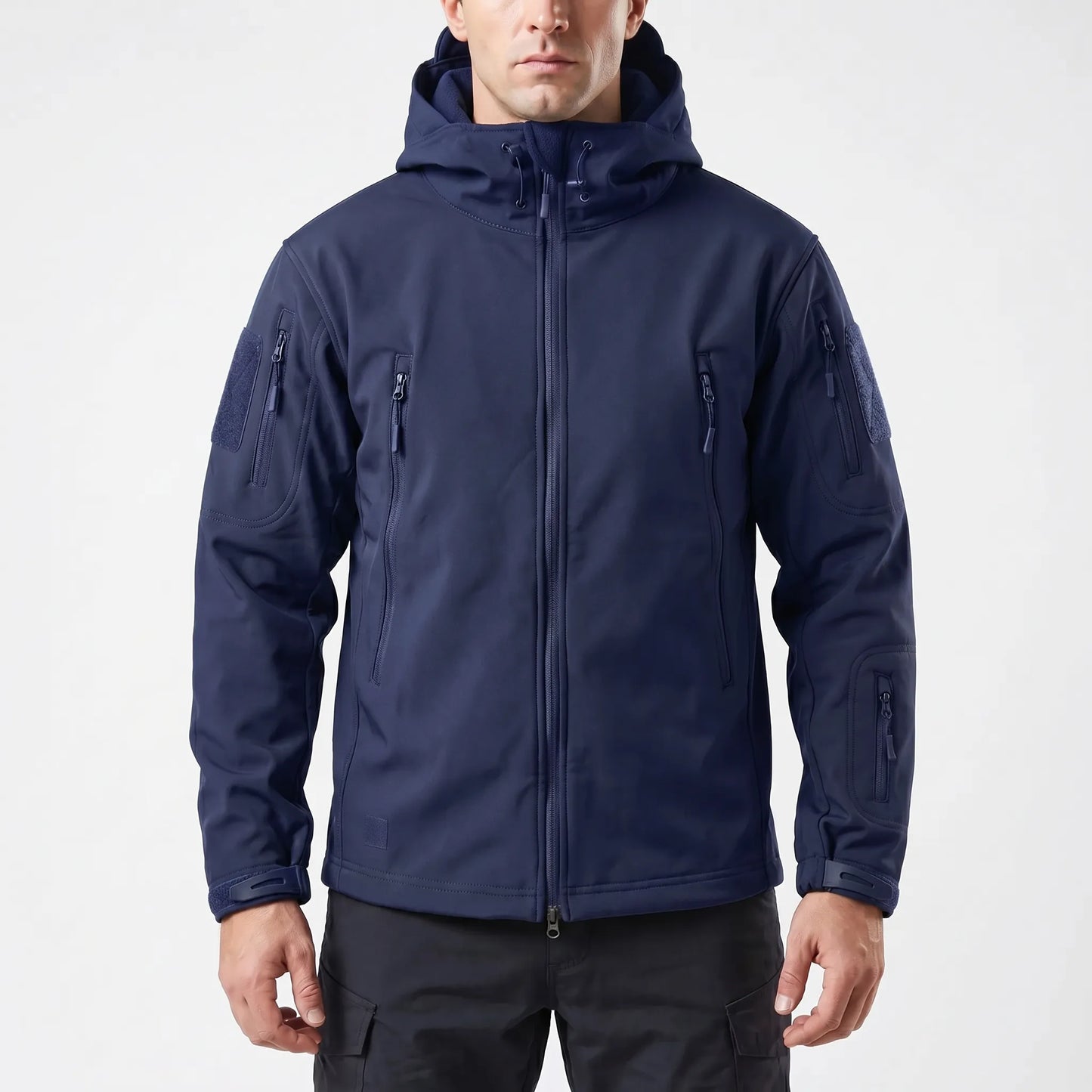 Trekzon - Hooded Softshell Fleece-Lined Jacket  Outdoor Hiking Adventures