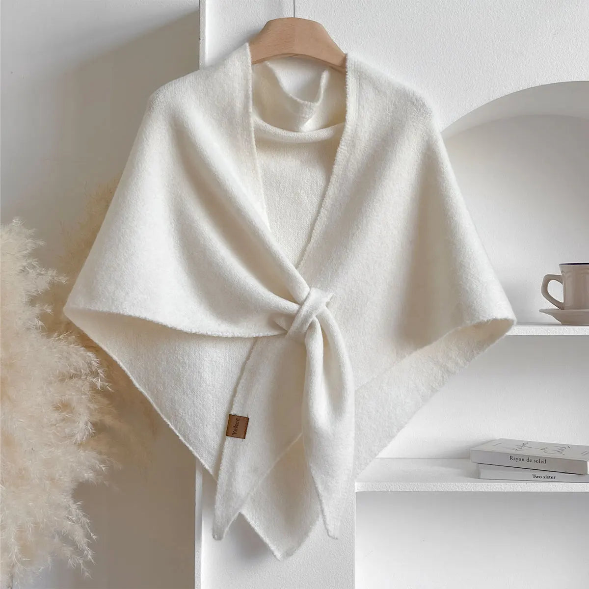 Echarpe triangulaire en laine pour femmes pour l'automne et l'hiver