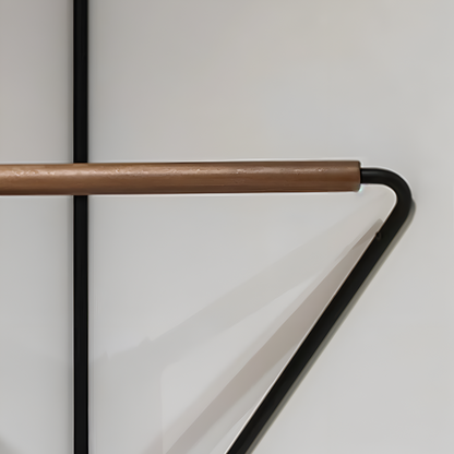 Triad – Geometrischer Garderobenständer aus Metall | Vielseitige Mehrzweck-Garderobe