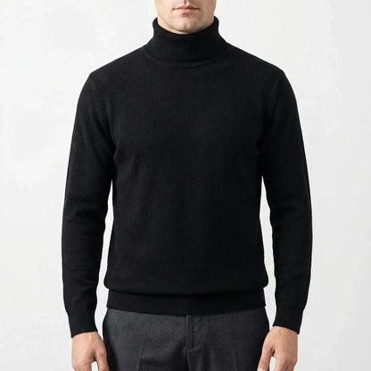 Turtvik - Slim Fit Knitted Turtleneck Pullover  Everyday Casual Wear