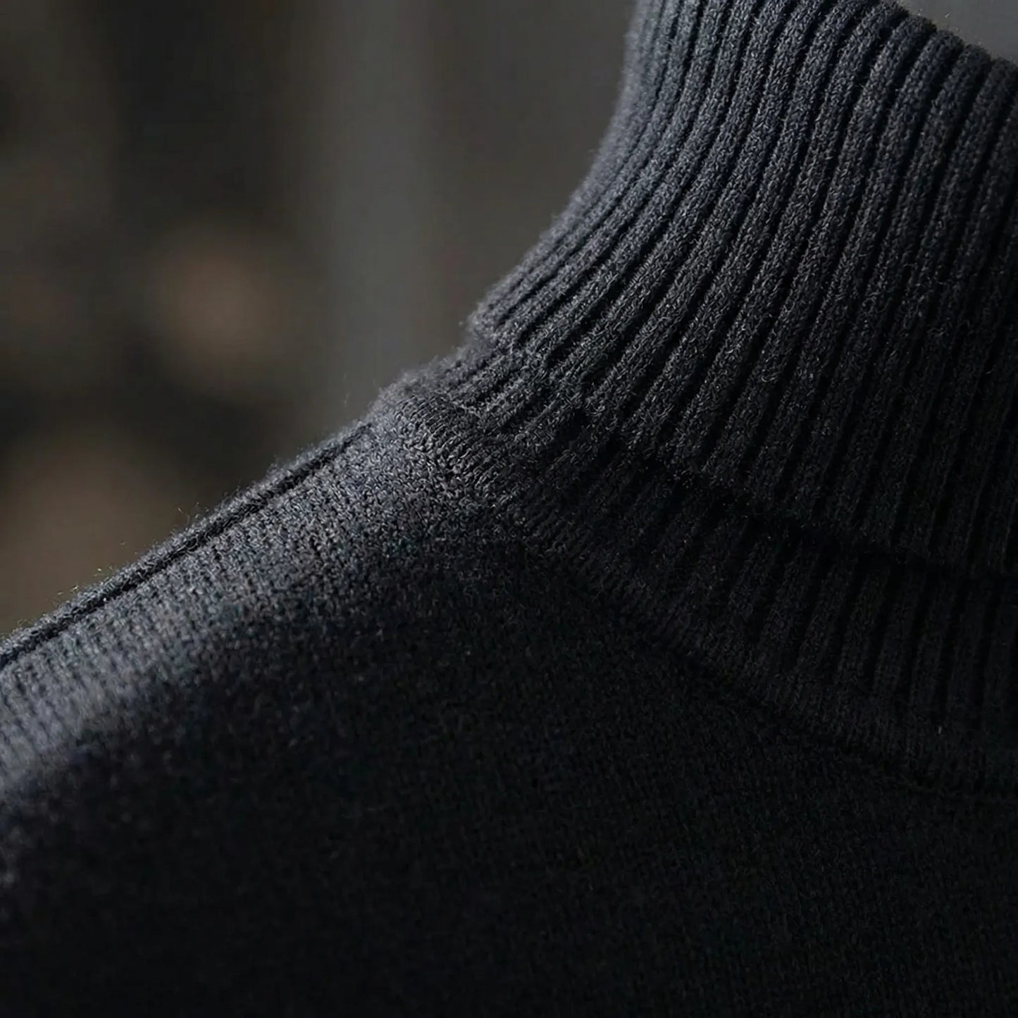 Turtvik - Slim Fit Knitted Turtleneck Pullover  Everyday Casual Wear