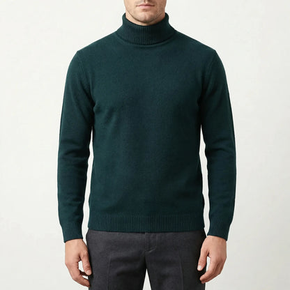 Turtvik - Slim Fit Knitted Turtleneck Pullover  Everyday Casual Wear