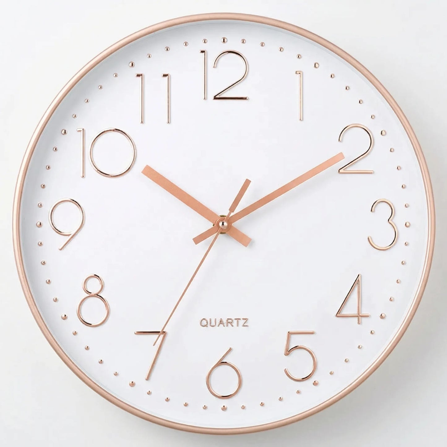 Tymvex - Round Minimalist Quartz Wall Clock- Tracking Time At Home