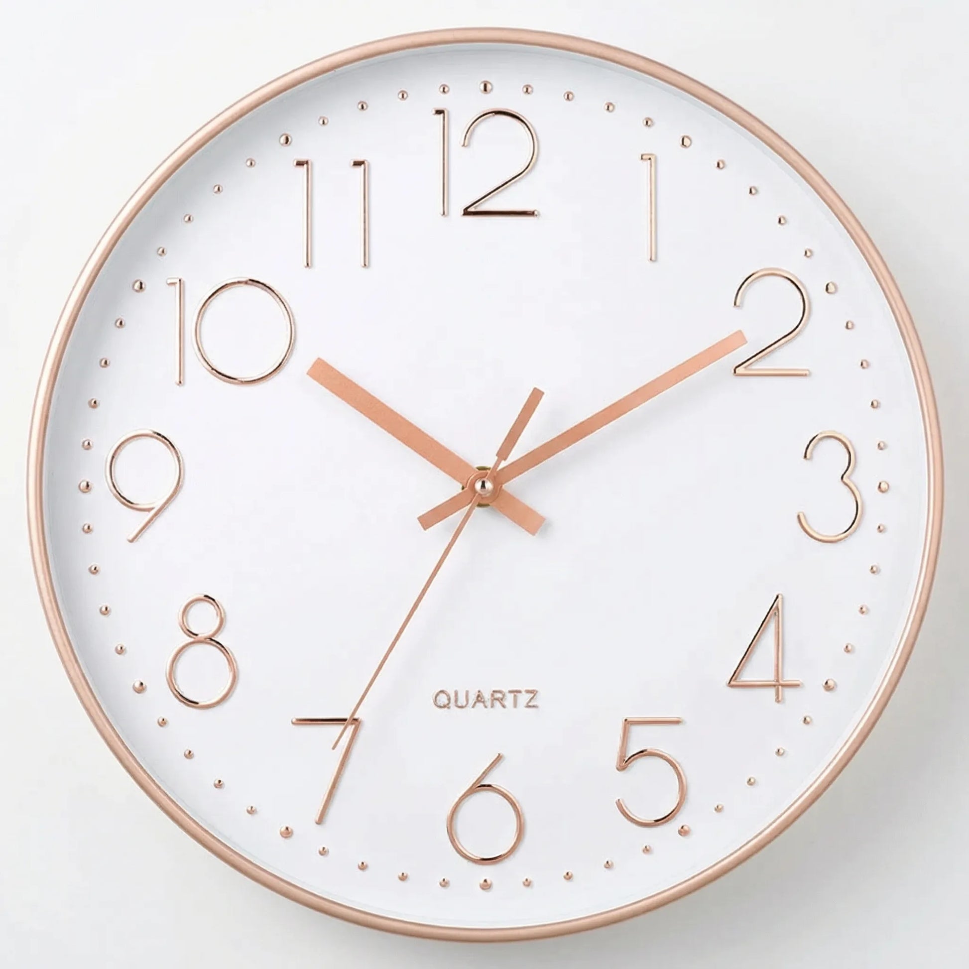 Tymvex - Round Minimalist Quartz Wall Clock- Tracking Time At Home