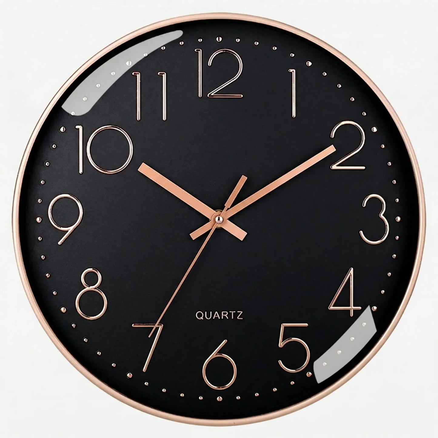 Tymvex - Round Minimalist Quartz Wall Clock- Tracking Time At Home