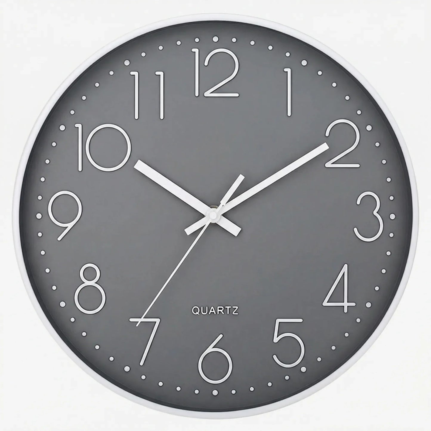 Tymvex - Round Minimalist Quartz Wall Clock- Tracking Time At Home