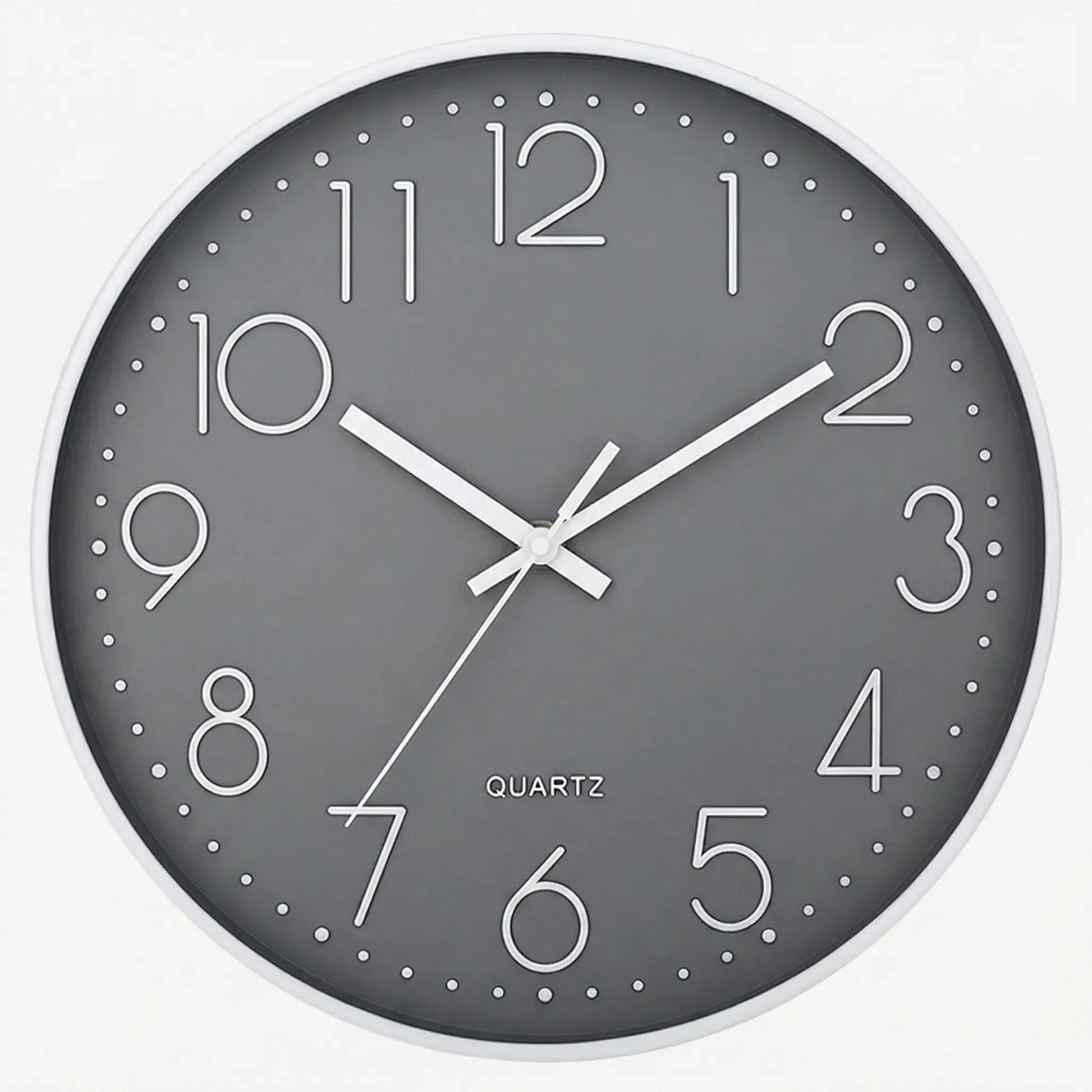 Tymvex - Round Minimalist Quartz Wall Clock- Tracking Time At Home