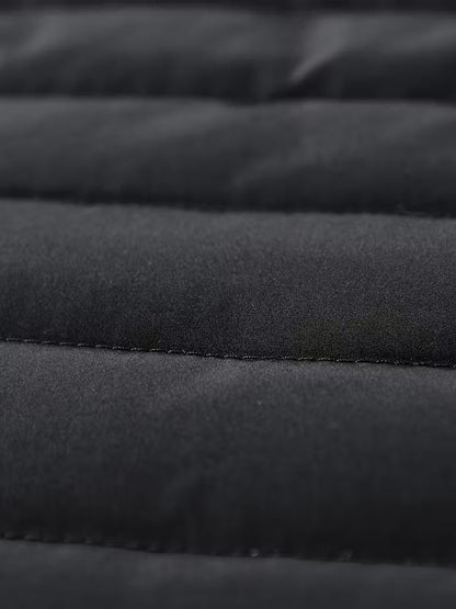 Übergangsjacke Herren | Steppjacke Herren| Stehkragen-Windschutz & Leichtwärme