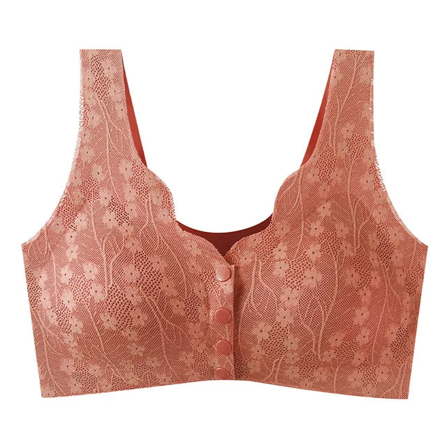 Soutien-gorge sans armature à fermeture frontale – Confort sans couture