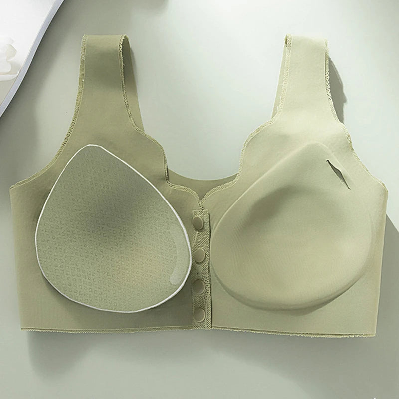 Soutien-gorge sans armature à fermeture frontale – Confort sans couture