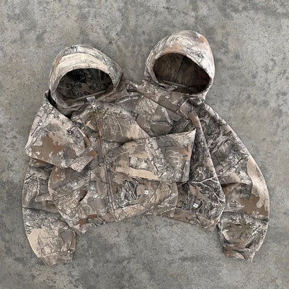 Unisex Terrain Camo Hoodie - Soft Cotton Blend, Kangaroo Pocket, Ribbed Cuffs 2