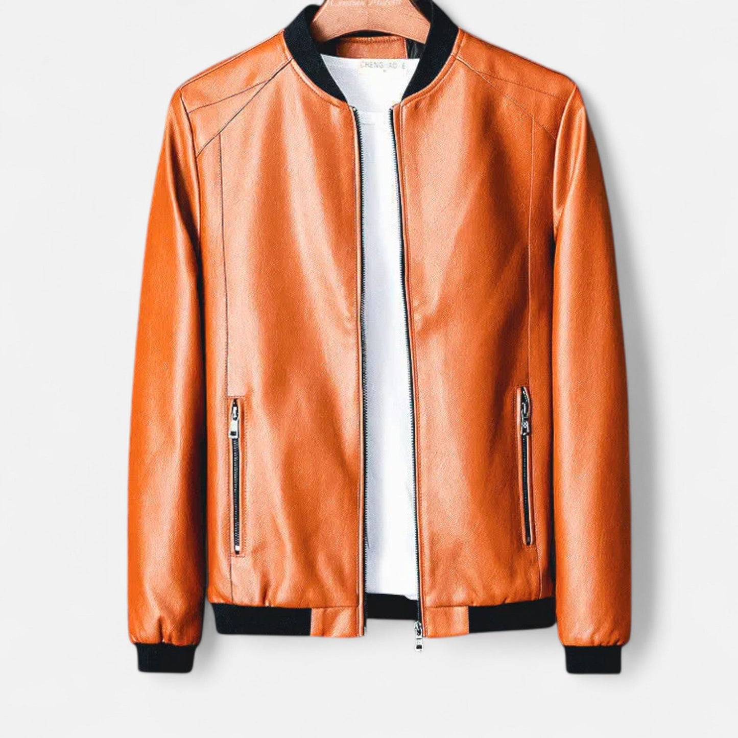 Ancienne Monde | Veste Homme Classique en Cuir Végan