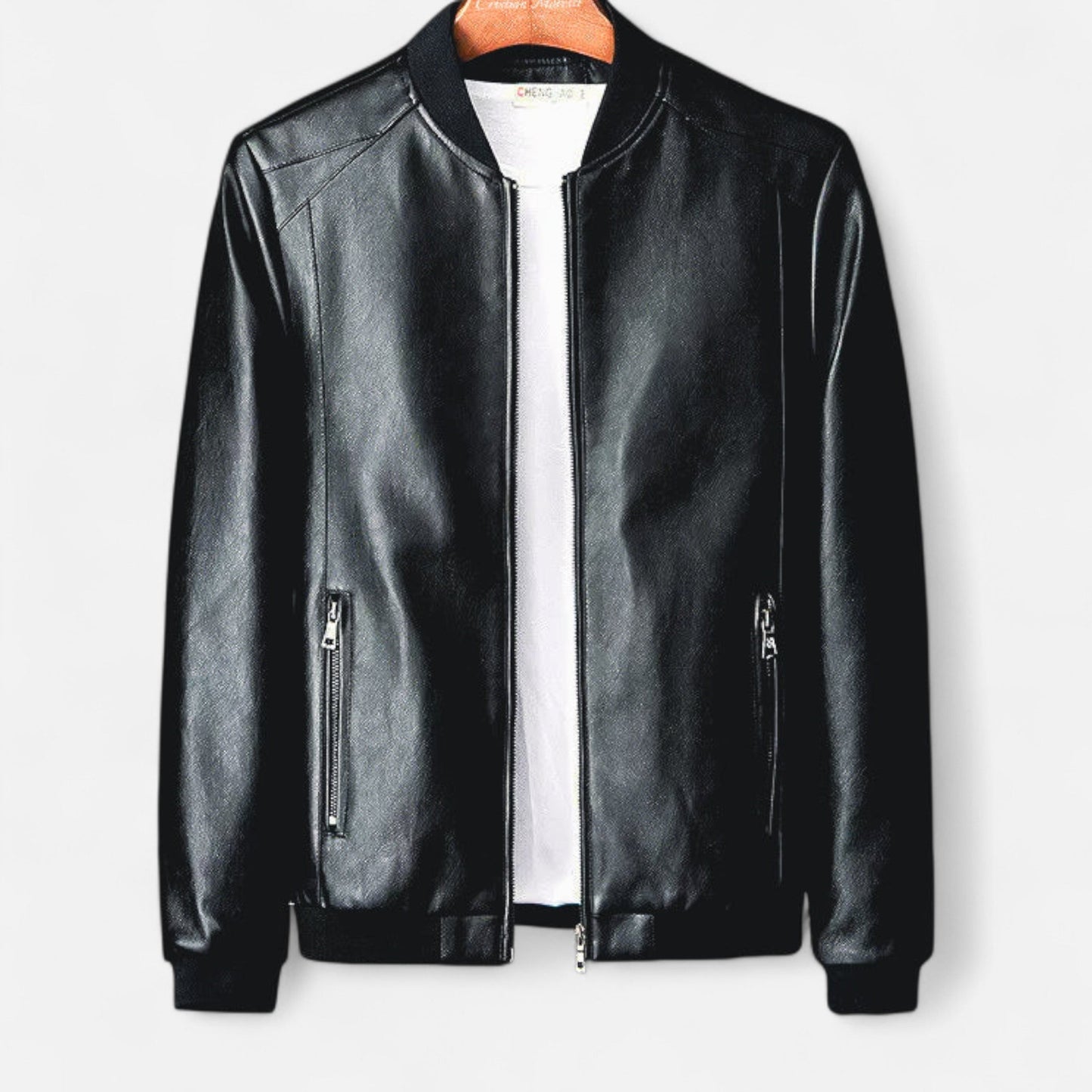 Ancienne Monde | Veste Homme Classique en Cuir Végan