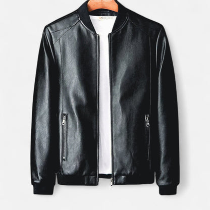 Ancienne Monde | Veste Homme Classique en Cuir Végan