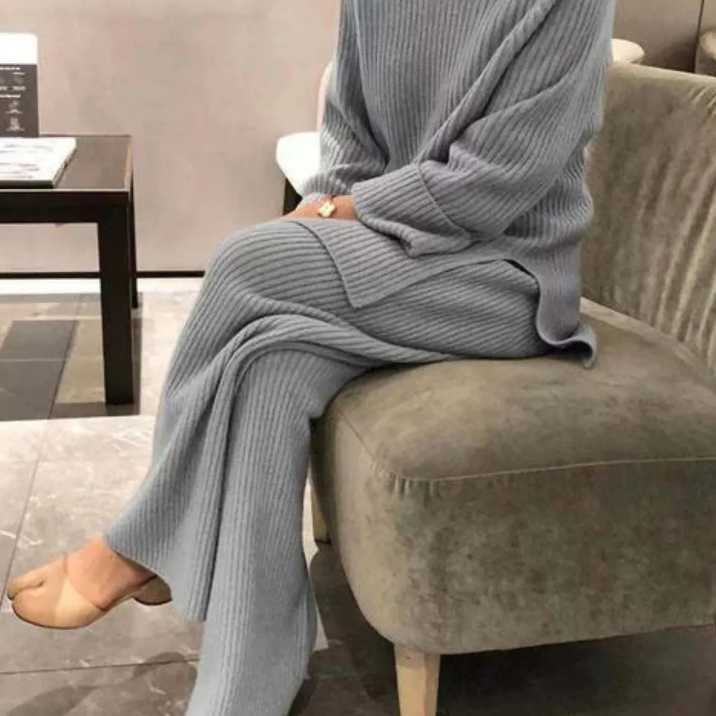 Leshy - Casual Sweater & Pants Loungewear Set