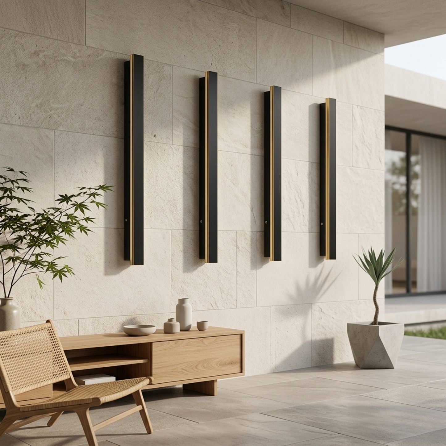 Outdoor Sleek Wall Light