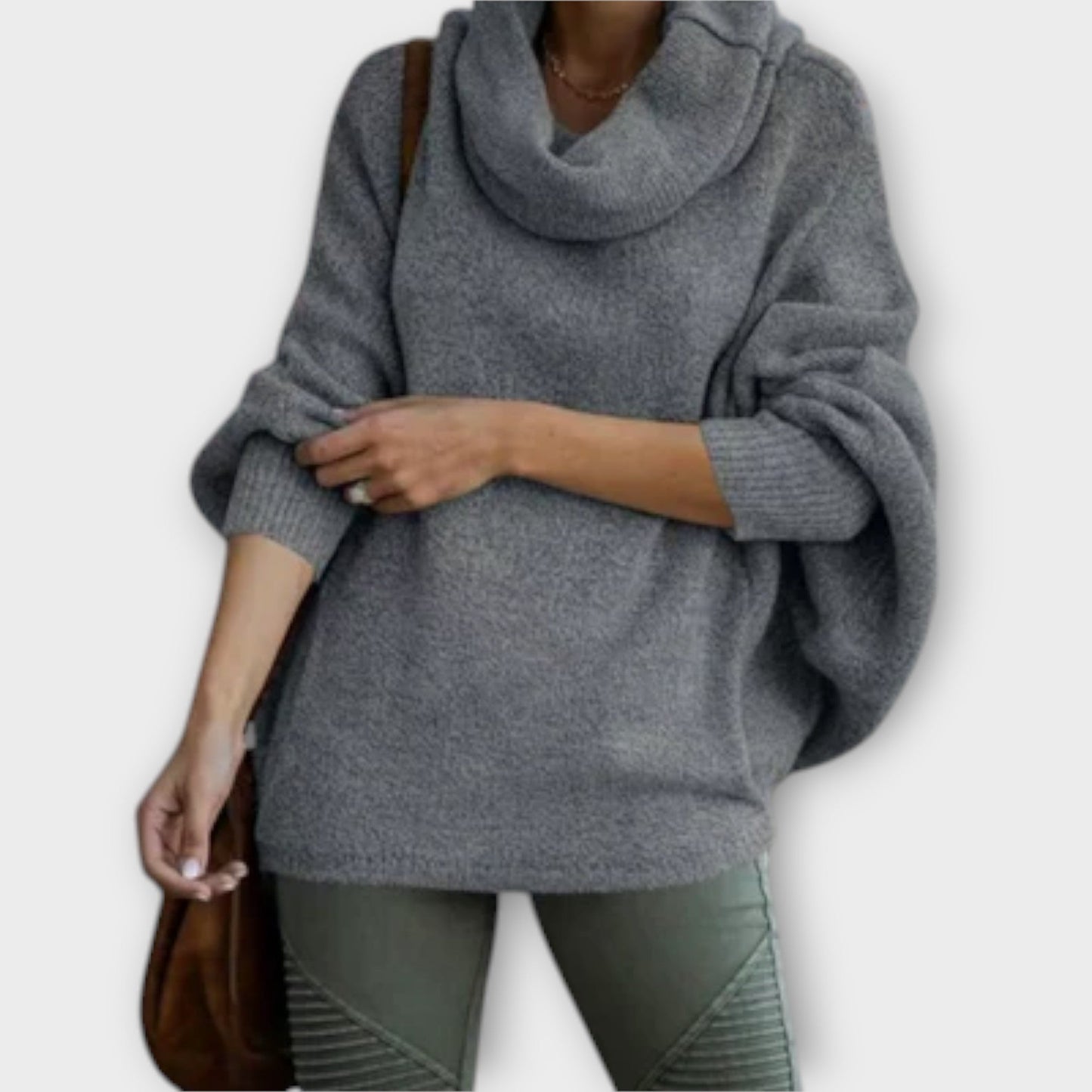 Ulrike - Elegant Women's Sweater in Tortoiseshell Design