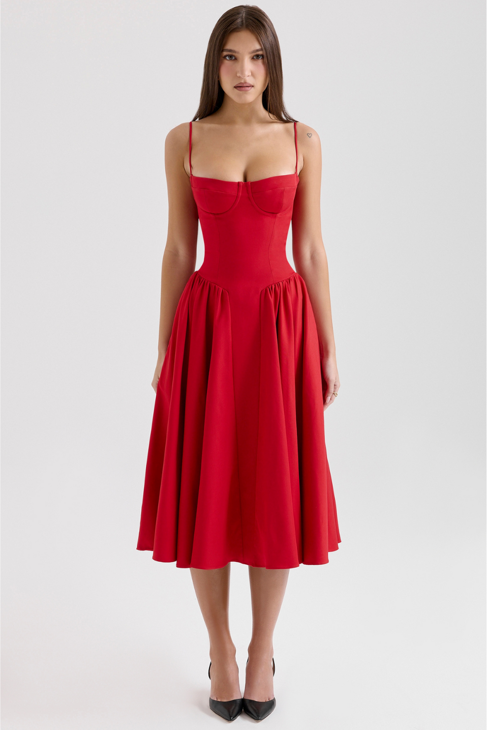 Maissa - Elegant Sleevelss Midi Dress