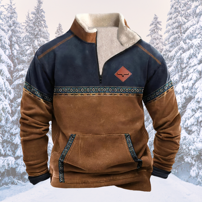 Herren Halbzip-Pullover | Stammesdesign
