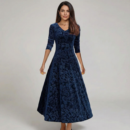 Orliya - Luxe Soft-Touch Evening Dress