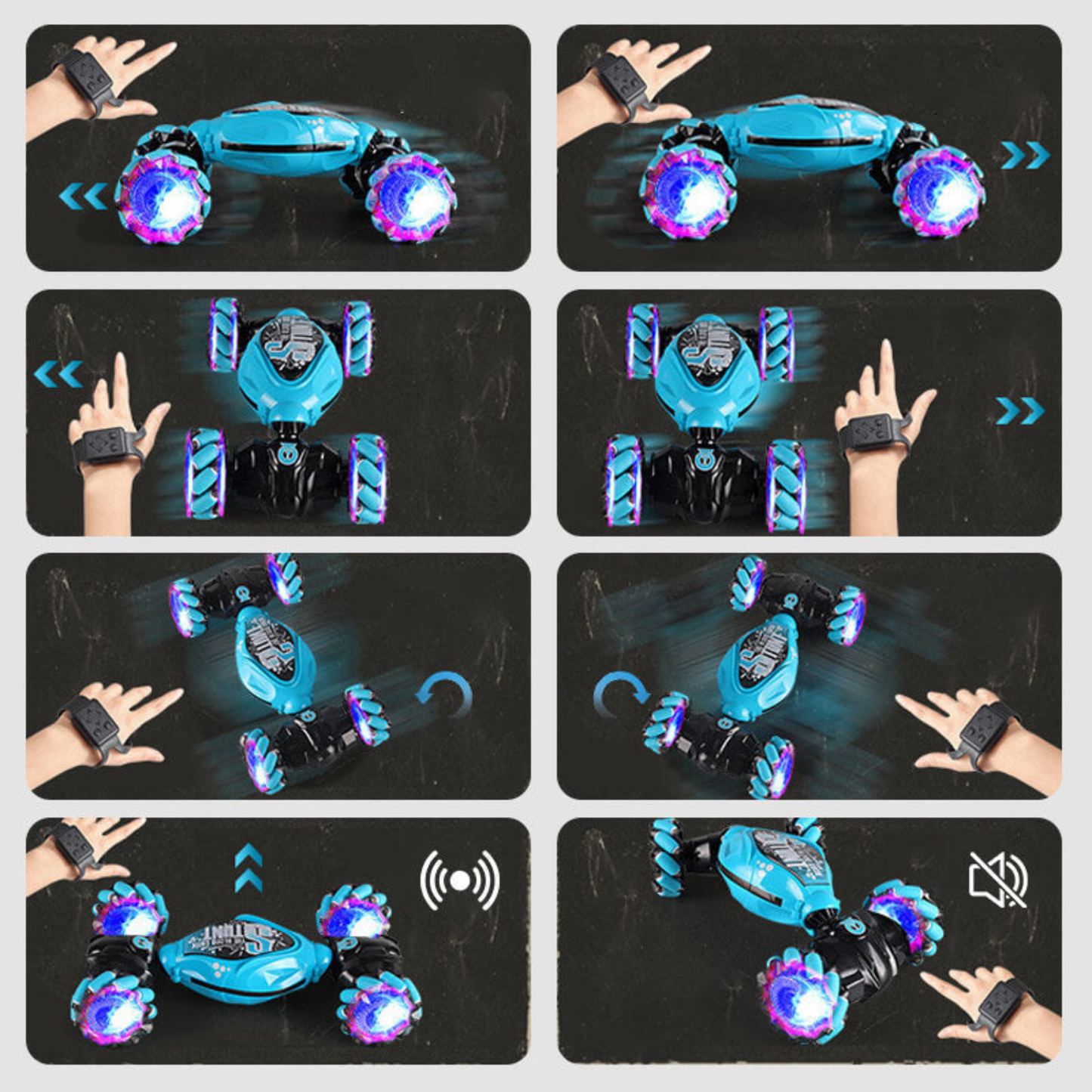StormRacer DualControl™ – De stuntauto die reageert op elke handbeweging