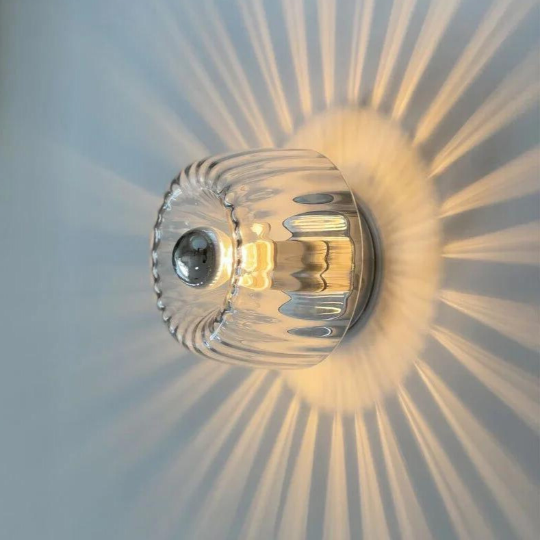 Wandlamp Glas Scandinavisch Bauhaus Metaal E14 Woonkamer Gang Trap Modern | Restfield