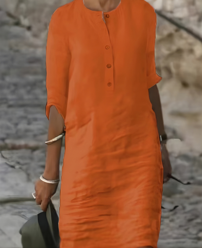 Edna | Button Casual Dress