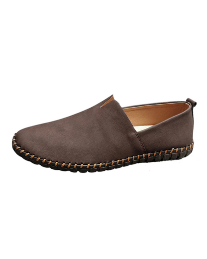 Maksymilian | Skórzane loafersy Santorini
