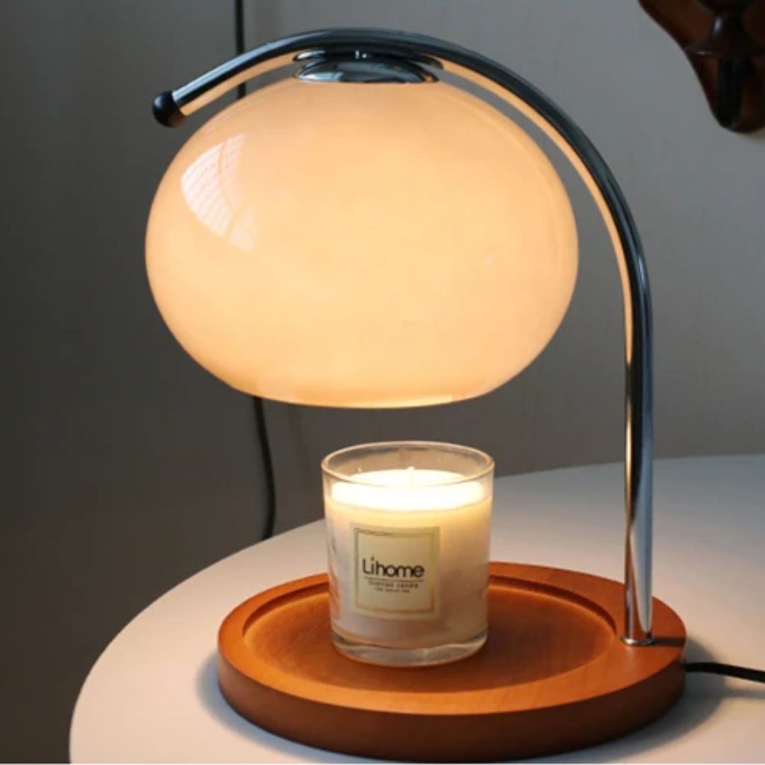 Lunero Eindhoven™ Alyssa Retro Glazen Tafellamp
