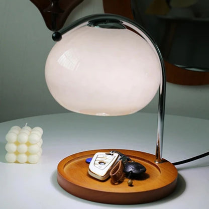 Lunero Eindhoven™ Alyssa Retro Glazen Tafellamp