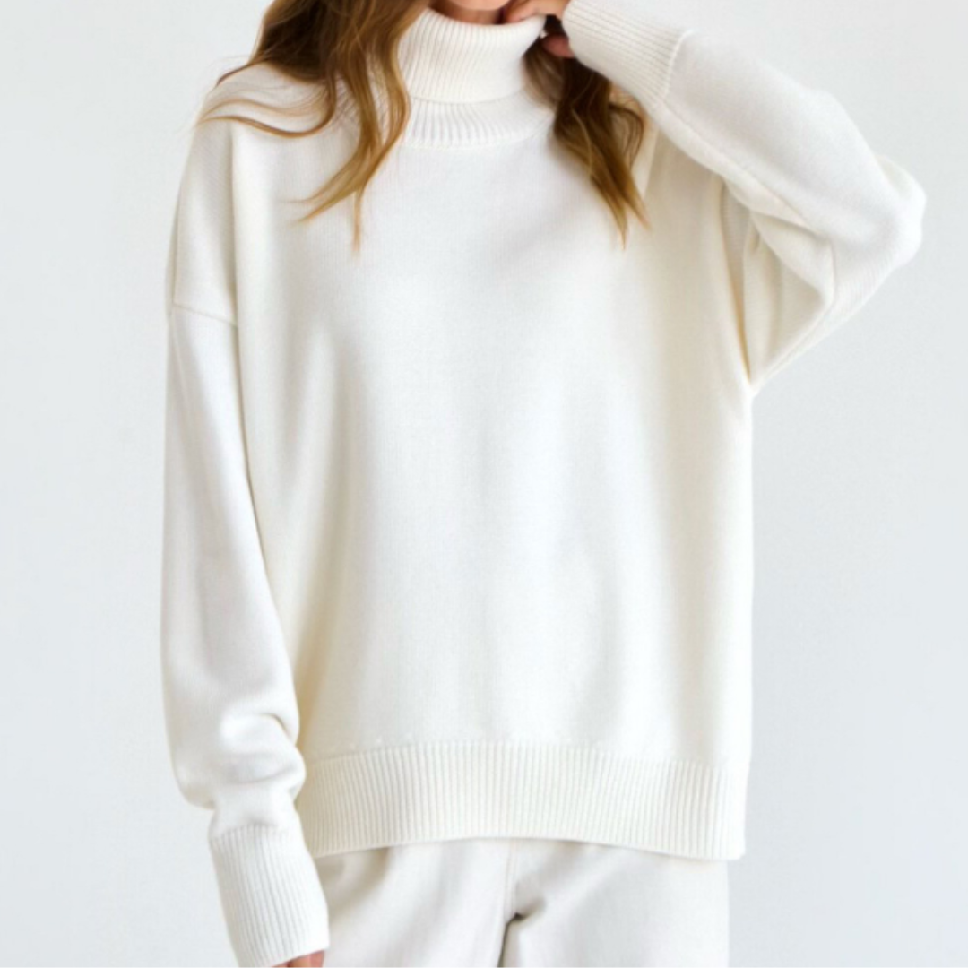 Maglione Dolcevita Larga Da Donna | Inverno