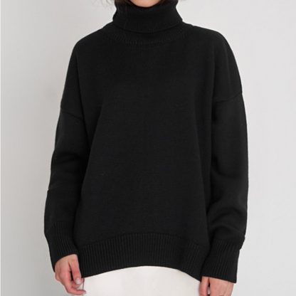 Maglione Dolcevita Larga Da Donna | Inverno