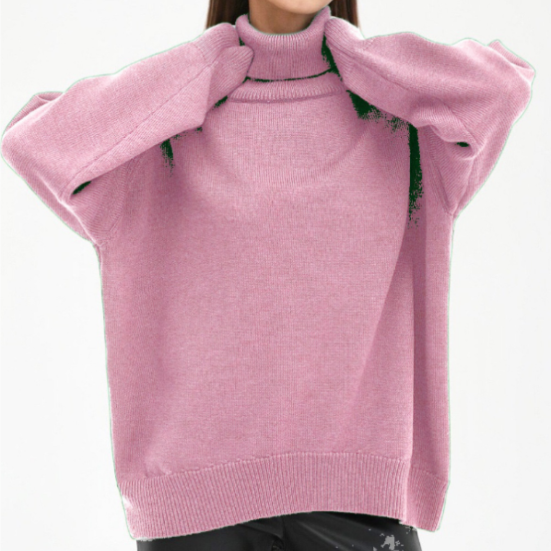 Maglione Dolcevita Larga Da Donna | Inverno